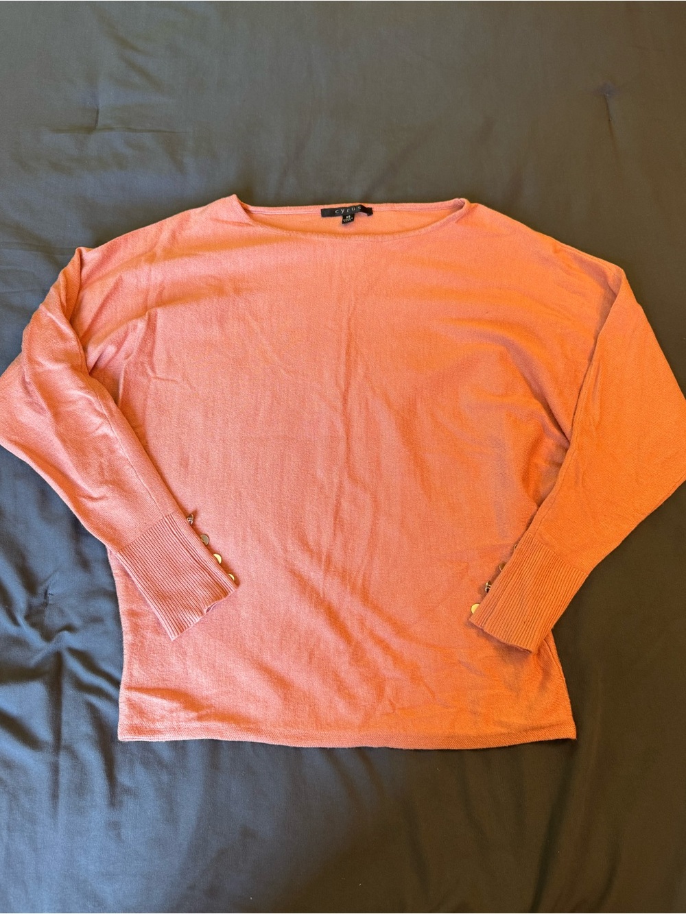 Lucky Brand Coral Knit Boatneck Sweater